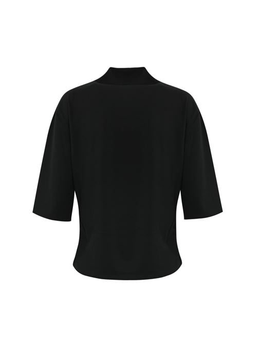 Maglia Macchina con ricamo logo in viscosa nero PINKO | 104167 A1DEZ99